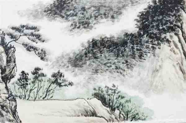 传统水墨山水国画图片作品欣赏