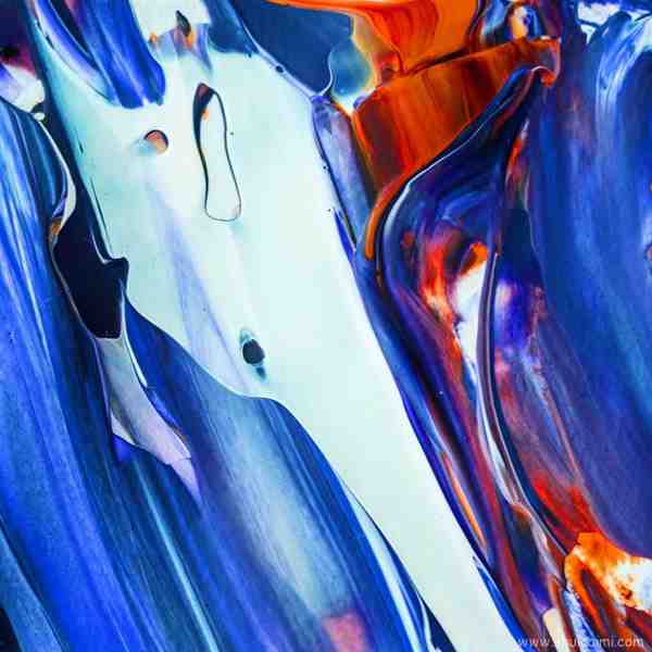 颜色交织而成的油画色彩浓郁图片