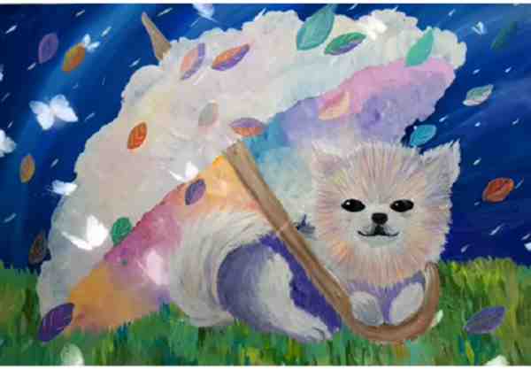 可爱的动物水粉画，你一定喜欢