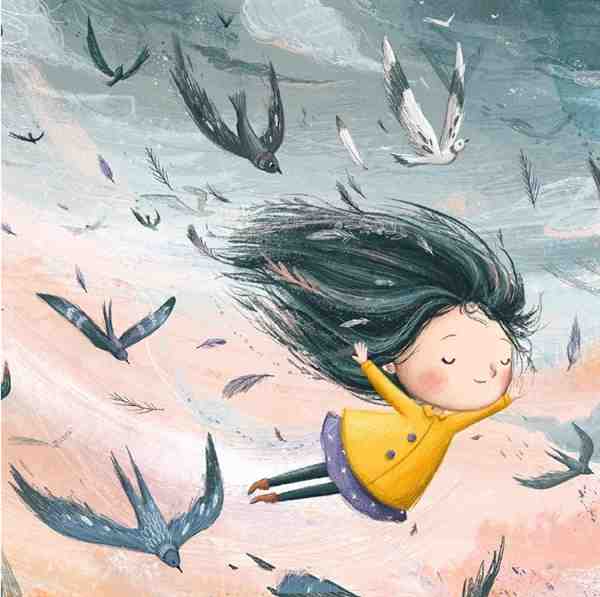 可爱有创意的儿童卡通水粉画图片大全