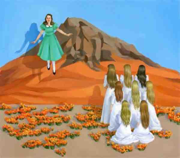 Zoe Hawk的水粉画和油画作品