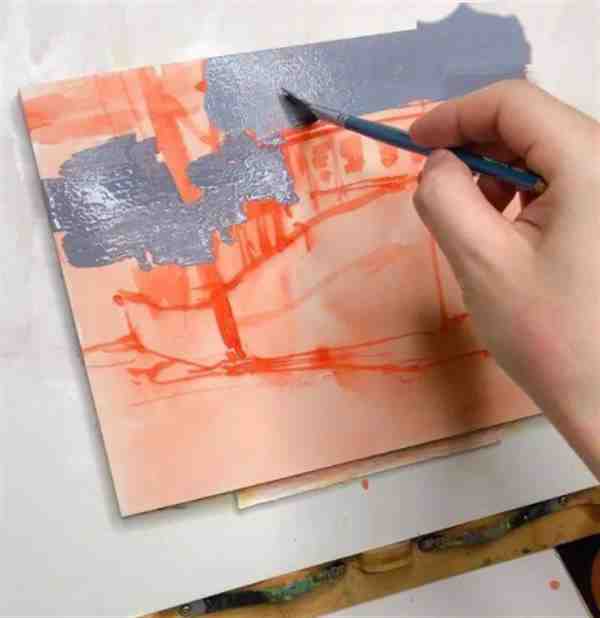 唯美写实水粉风景画教程