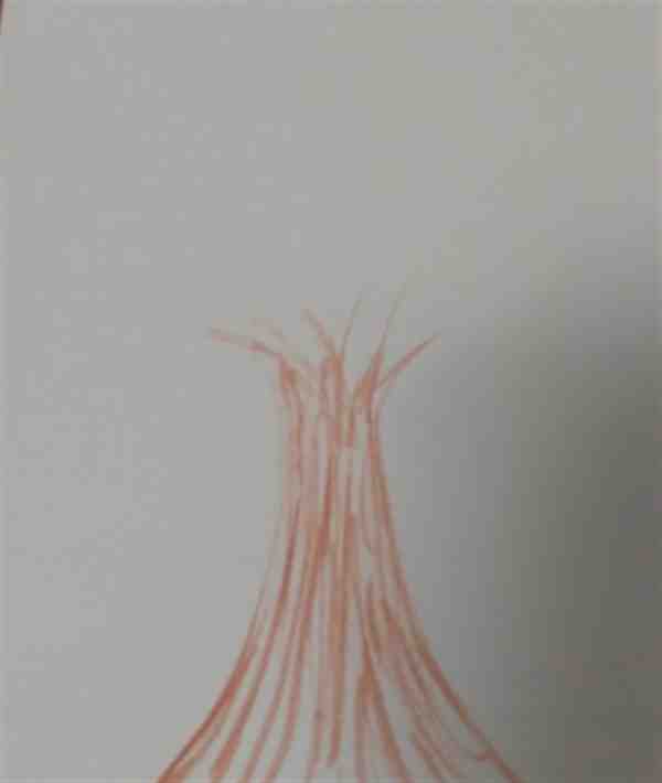 大树的水粉画教程