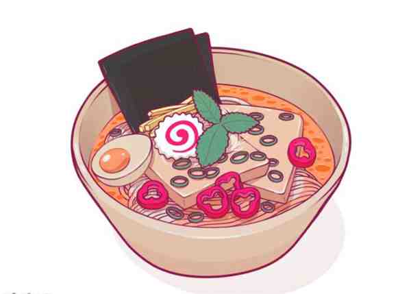 Stephan Lorse 动漫拉面美食插画