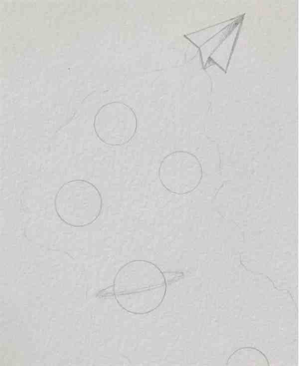 星球水彩画简单教程步骤