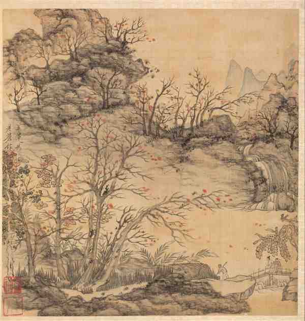 明朝陈洪绶老莲抚古图册，画风独特被誉为“高古奇骇”