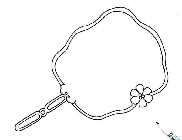 宫扇兰花绘画教程详解 水彩笔绘画