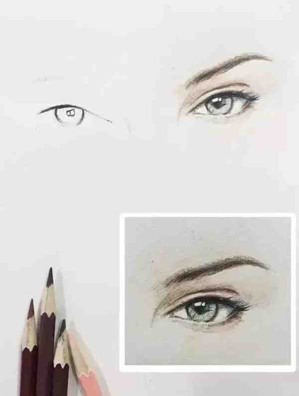 真人人物彩铅绘画教程 简单好画的人物肖像