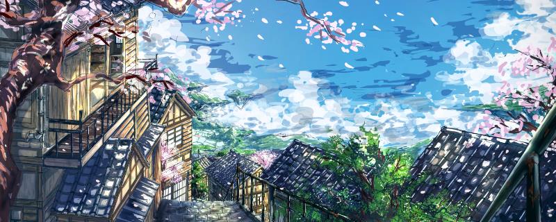 场景插画如何画出透视感，首先构图很重要