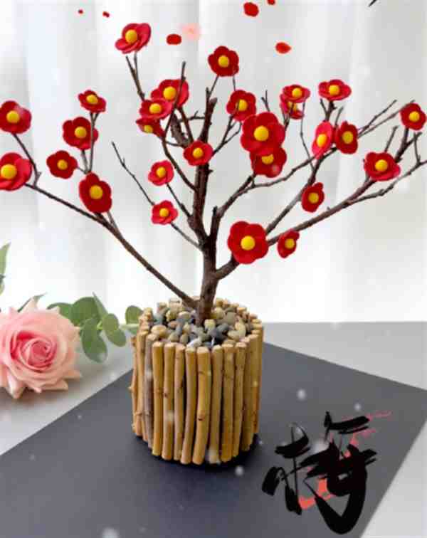 变废为宝手工小制作大全(黏土梅花)