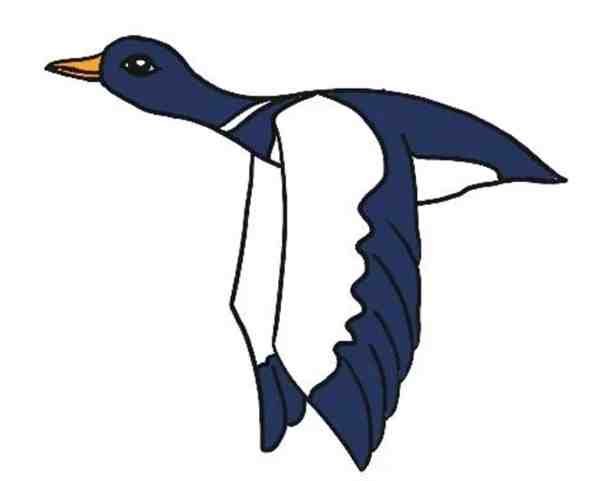 大雁怎么画简单又好看 大雁怎么画简单又好看