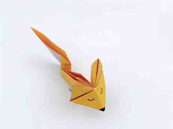 幼儿园手工折纸大全简单易学(小狐狸)