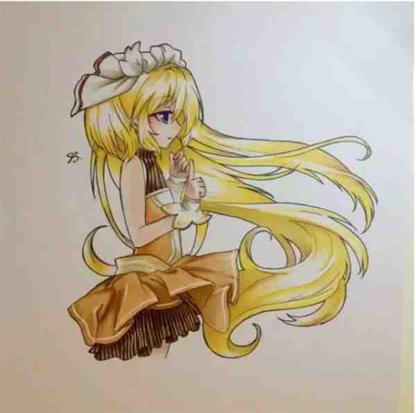 动漫美女简单画法 一步一步学画漫画女孩