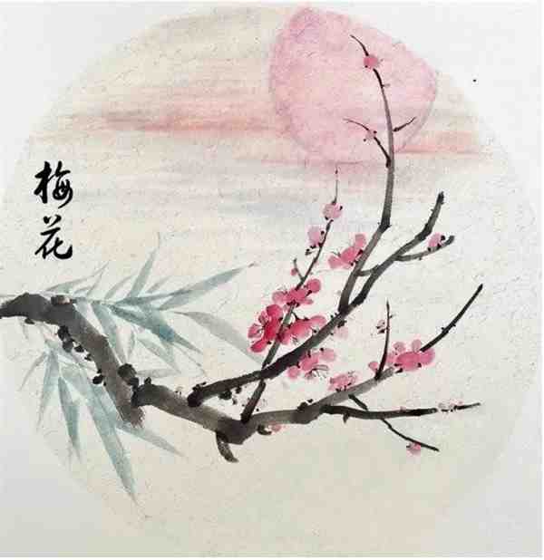 国画教程 | 儿童梅花画水墨画简单画法