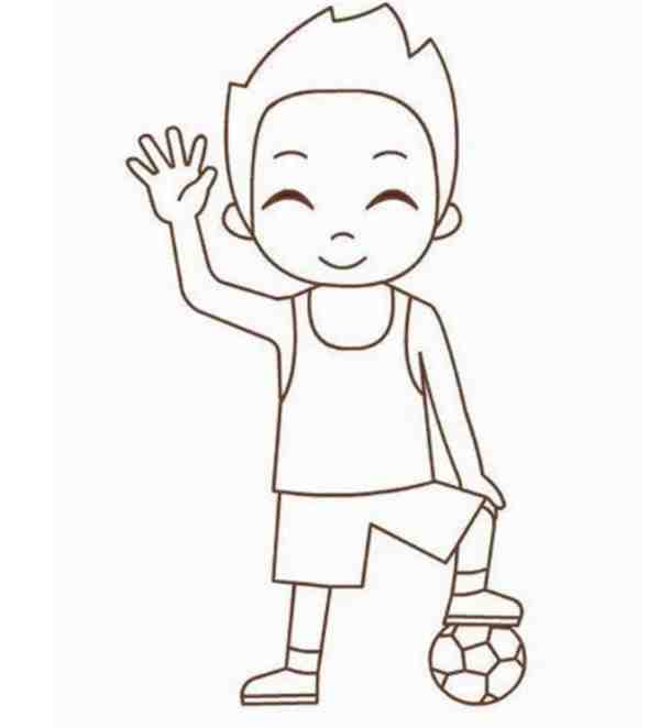 最新6岁儿童绘画教程小男孩大全