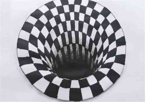 立体画怎么画简单 立体画作品图片大全黑白