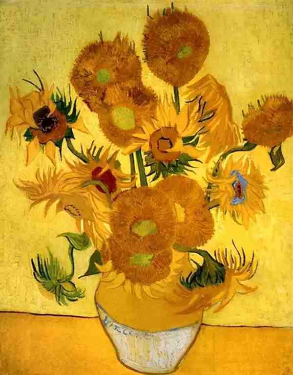 梵高十大名画向日葵 梵高向日葵作品欣赏