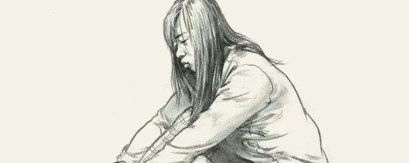 速写坐姿应该怎么构图，坐姿人物的高度与头部比例一般为5个头