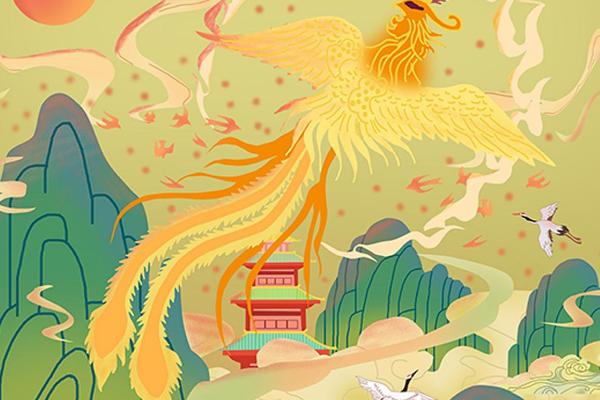 国风插画有什么构图方式，常用对称构图、S形构图、三角形构图等方法