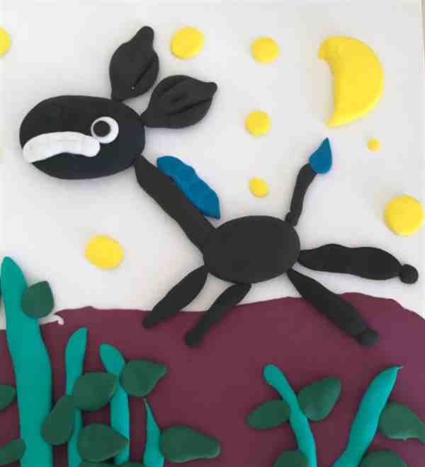 橡皮泥怎么捏毛驴图片教程分享