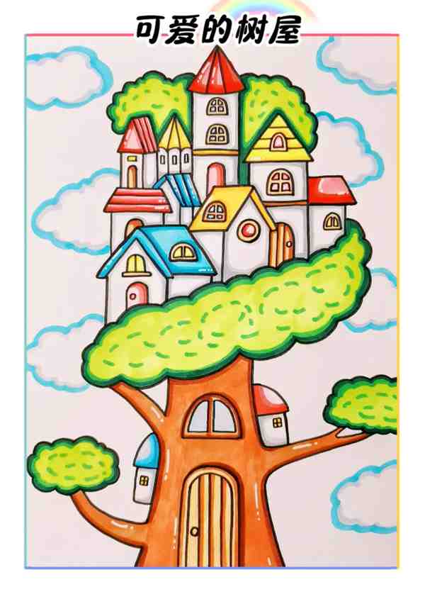 三年级画画简单又漂亮马克笔图片大全