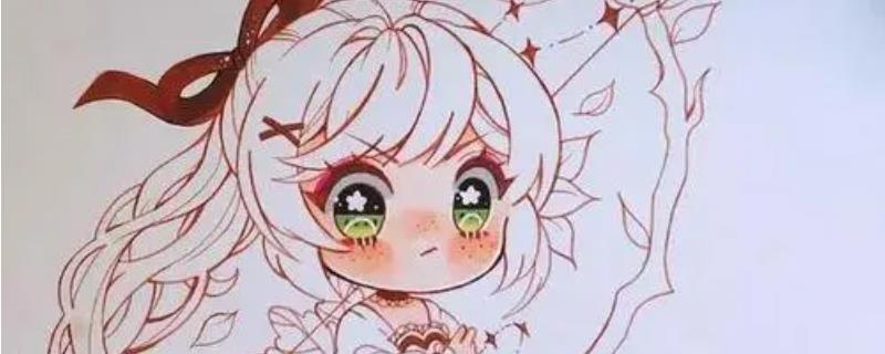 怎么画Q版人物，首先确定人物的身体比例