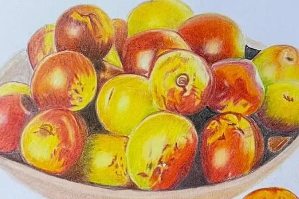 彩铅画时间久了会不会掉色，画完后喷适量定画液便不掉色