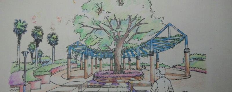 插画处理近实远虚的方法，虚化环境实化主体可以吸引视线