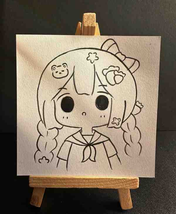 3-6岁儿童画简单人物 一步一步画简笔人物