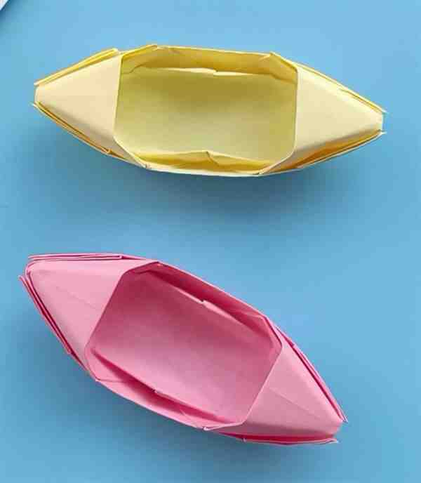 手工折纸乌篷船的折法图解大全最新版