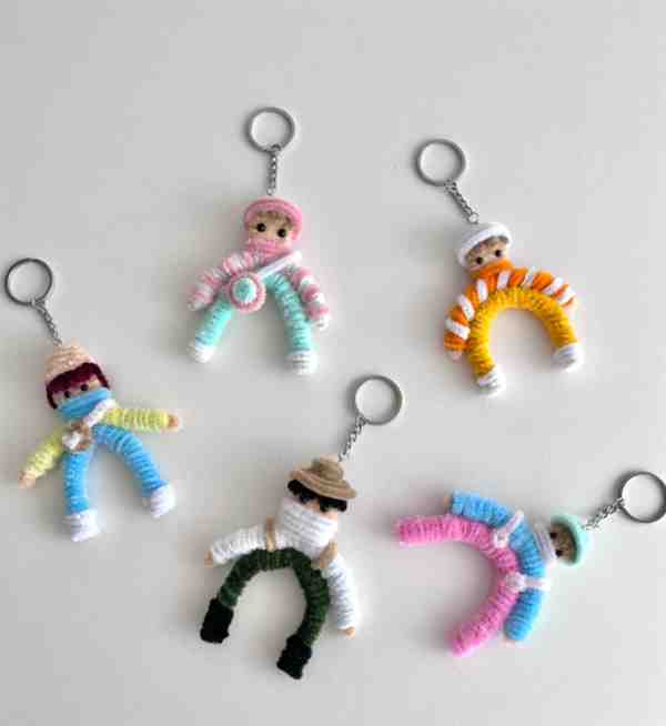 手工扭扭棒可爱挂件送闺蜜