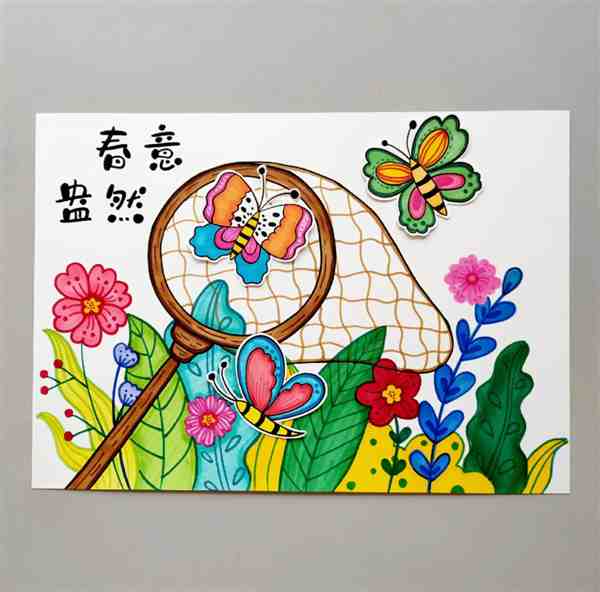 10岁~12岁画美景春天主题画大全