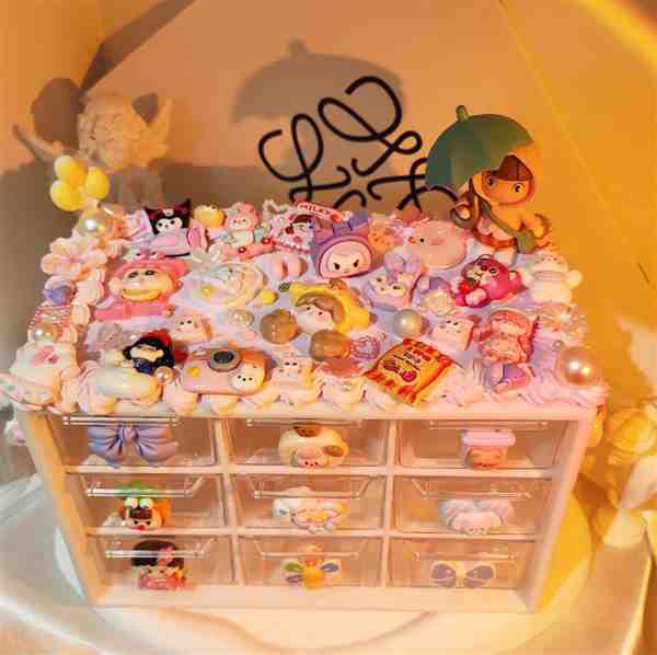 奶油胶diy手工收纳盒样式图片大全