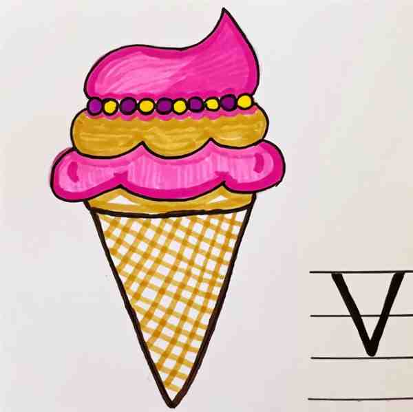 儿童创意美术: 26个英文字母的卡通画法大全