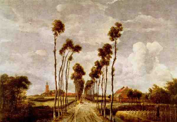 霍贝玛代表作《林间小道》作品图片鉴赏