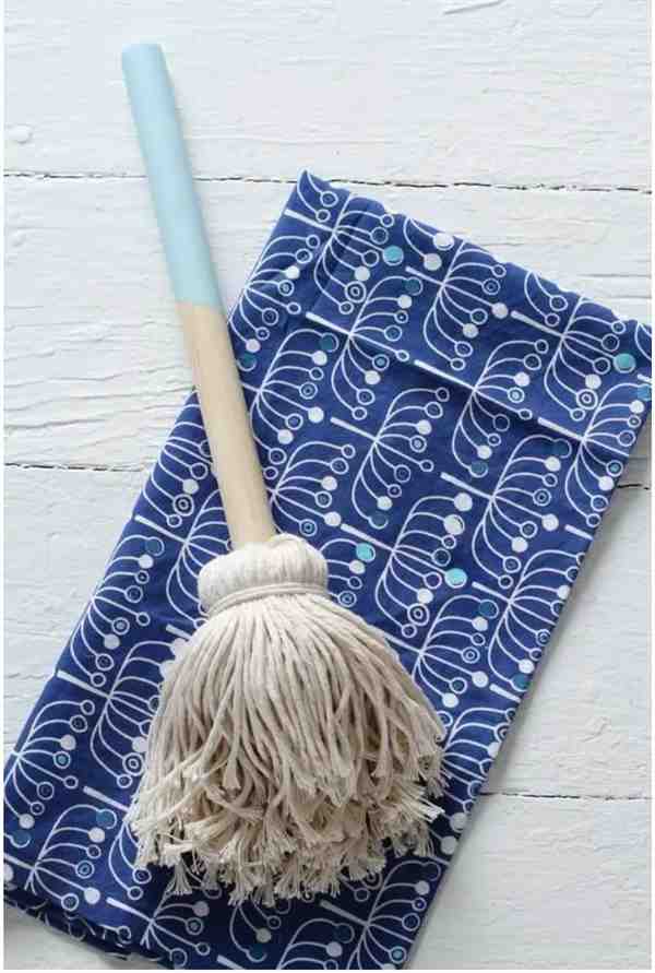 手工diy:自己制作拖把的步骤方法