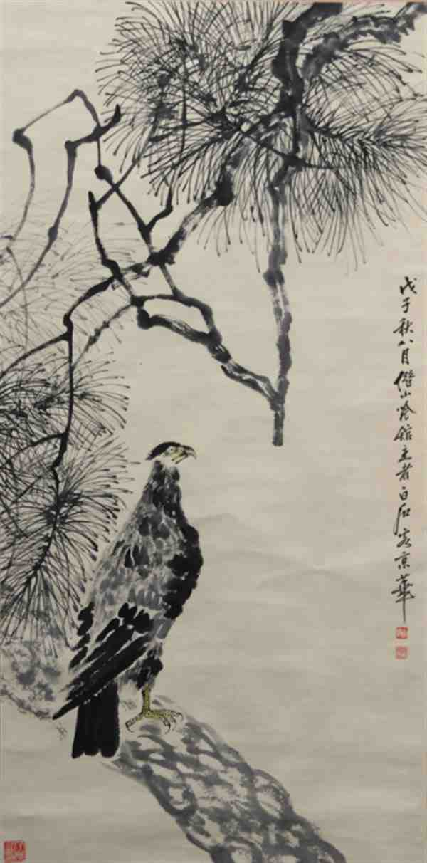 精选齐白石画鹰作品欣赏图片大全