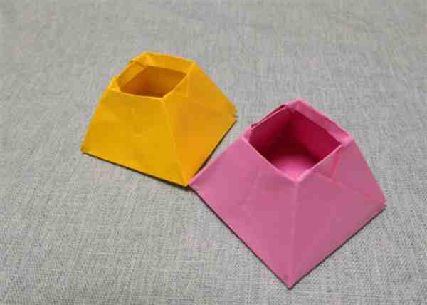 怎么折一个梯形盒子图片大全精选