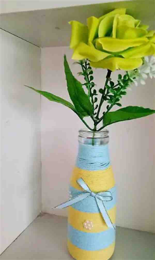 牛奶瓶变废为宝手工制作图片欣赏