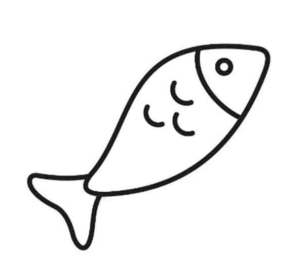 画鱼最简单的画法图片大全