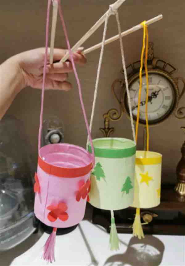 矿泉水瓶手工制作灯笼图片大全