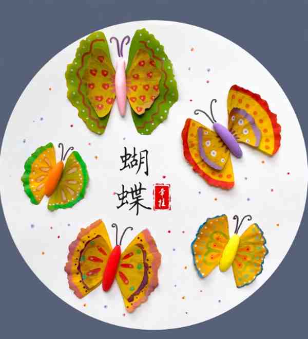 儿童创意画:手工树叶贴画欣赏