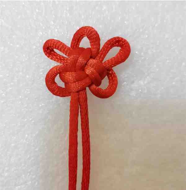 中国结| 梅花结绳编法教程