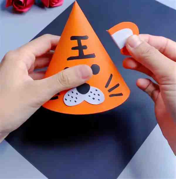 凶老虎头饰怎么做的好看又简单