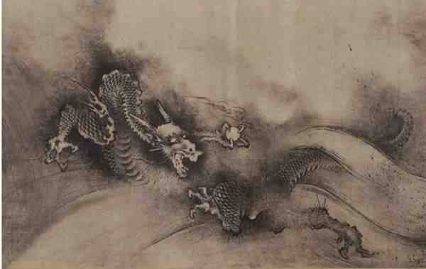 【国画品鉴】宋代十龙图国画作品欣赏