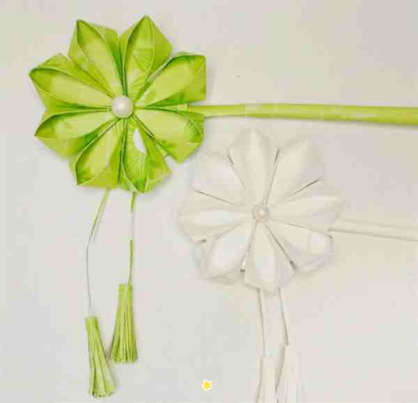 幼儿手工:折纸古风小饰品教程图解(发簪)