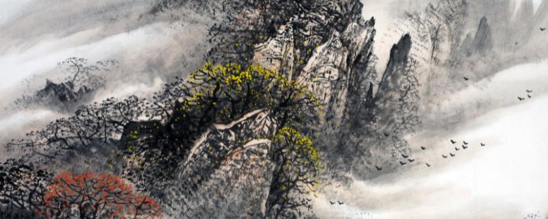 山水画的绘画技巧，把握层次感能让画面更丰富