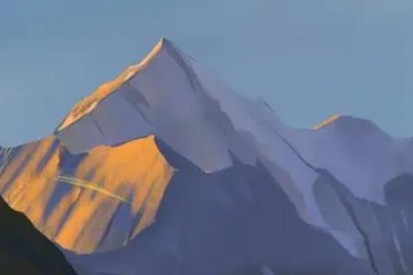 怎么画场景插画的山峰，首先要确定好轮廓