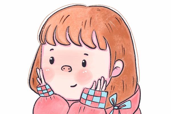 插画头像五官的涂色方法，耳朵和鼻子一般可以简略绘制