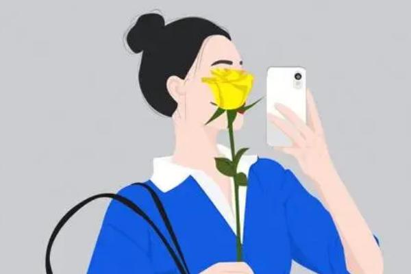 可以分为几个面插画人物头部，分为前额、两侧、顶部和背面